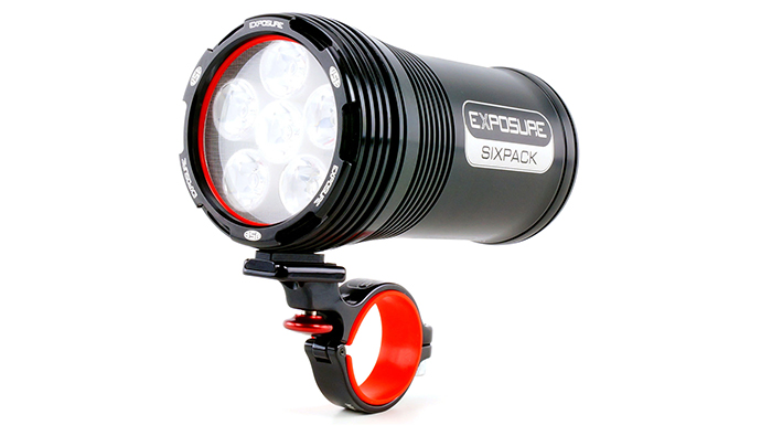 exposure 6 pack bike light